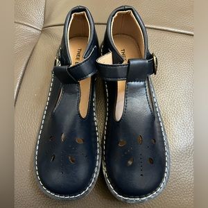 Thee Bron T-Bar Toddler Girl Shoes size 13 Navy Blue